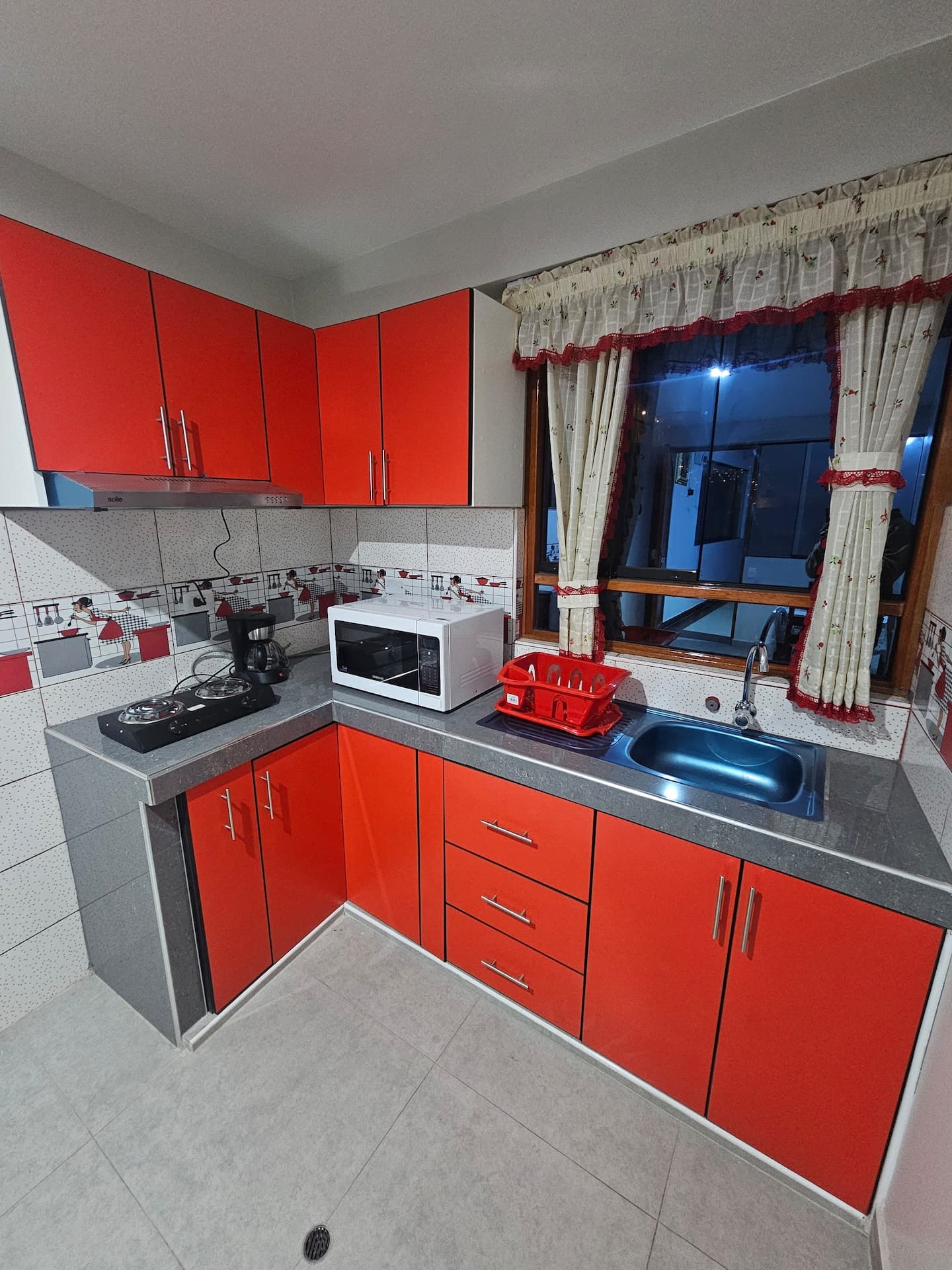 Apartment 6 private cooking area