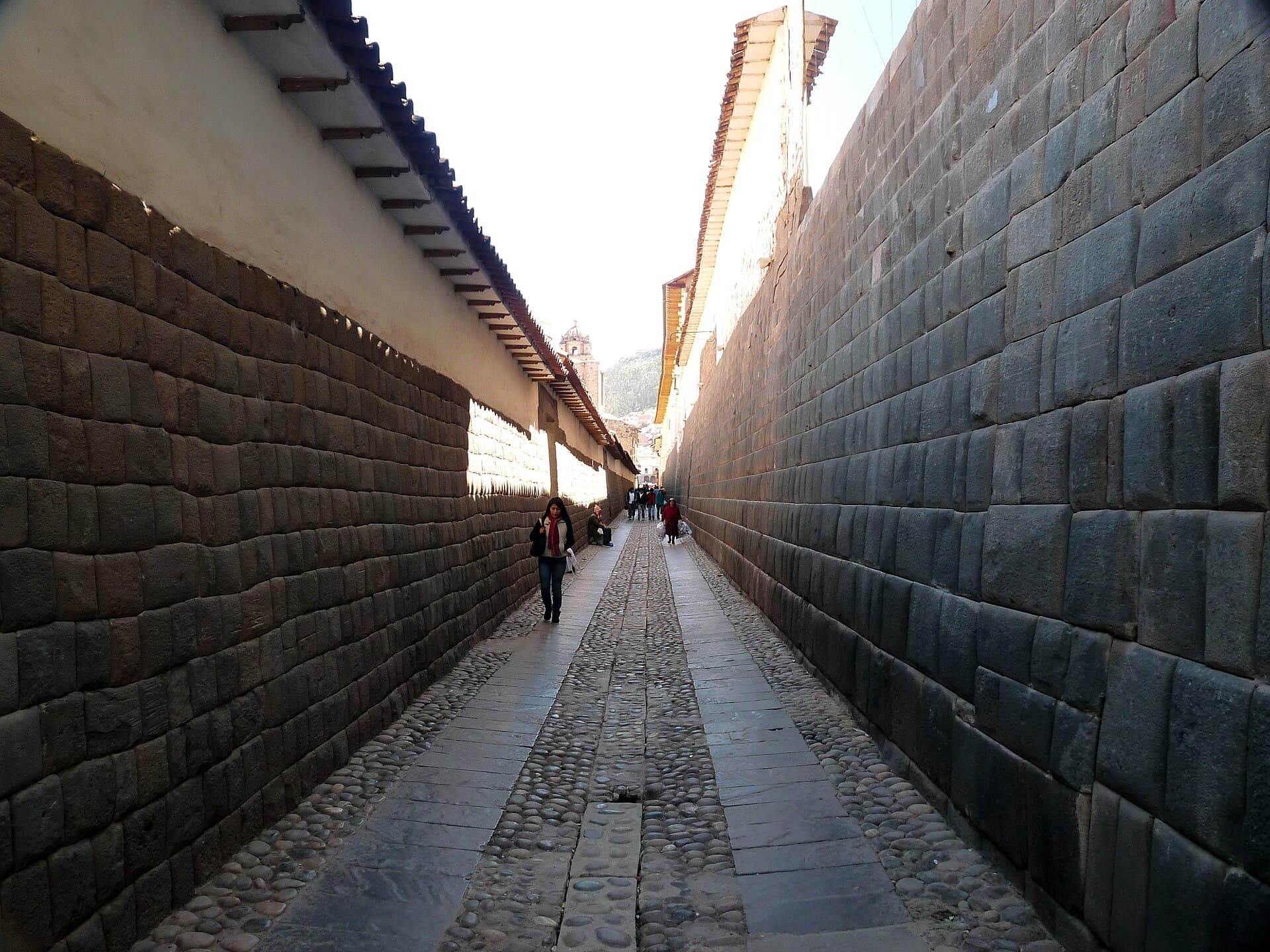 Historic stone street in Cusco