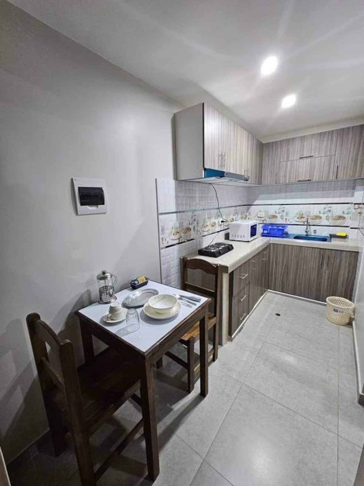 Apartment 3 private kitchenette