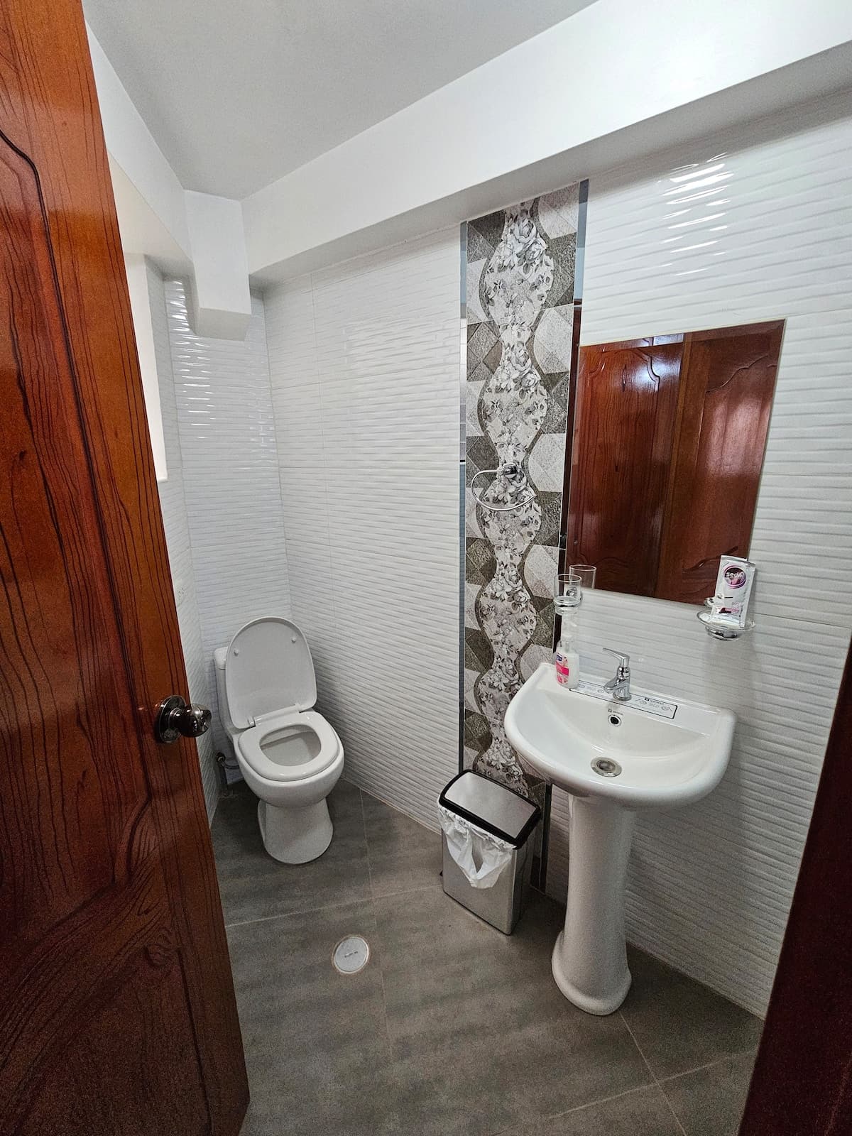 Apartment 4 bathroom sink and toilet
