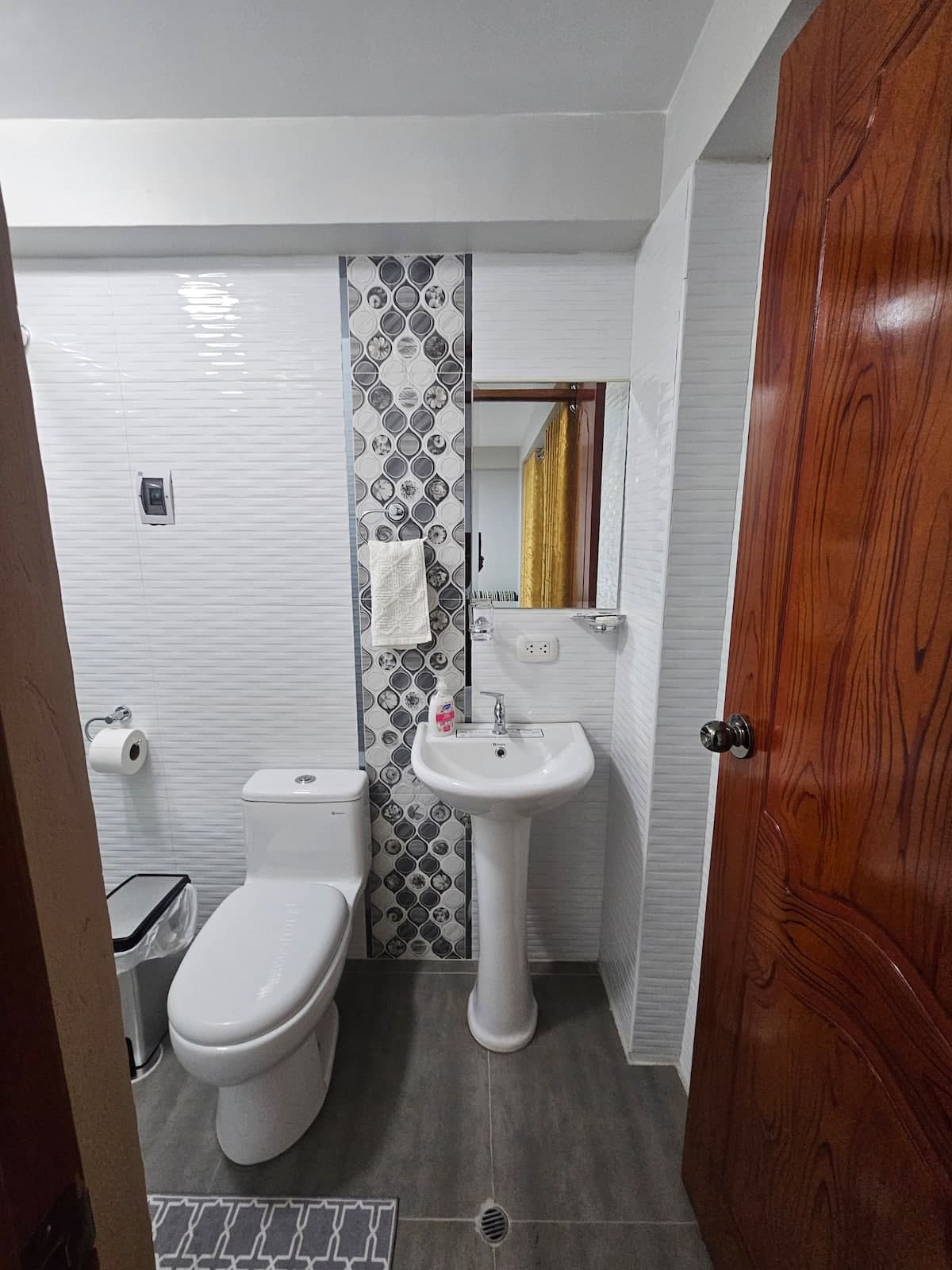 Apartment 7 bathroom sink and toilet