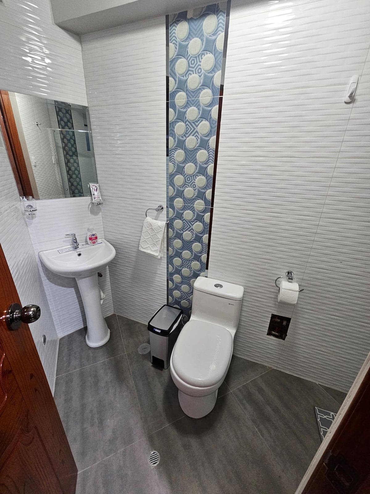 Apartment 8 bathroom sink and toilet
